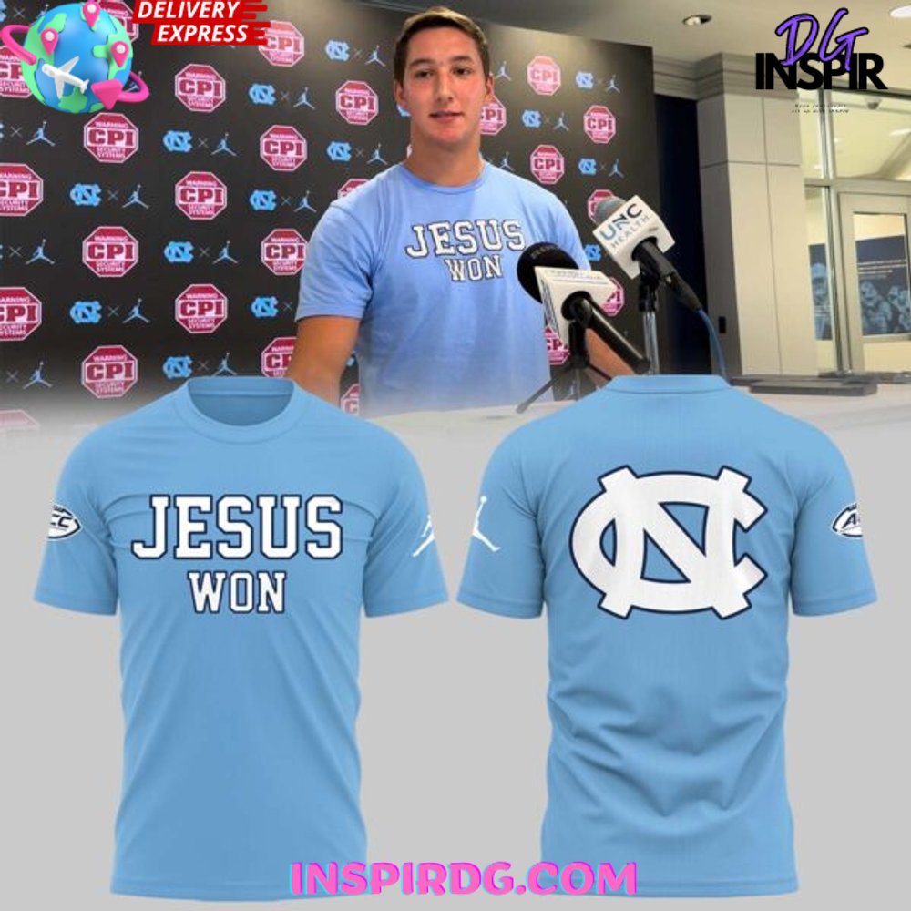 North Carolina Tar Heels Jesus Won Special T-Shirt