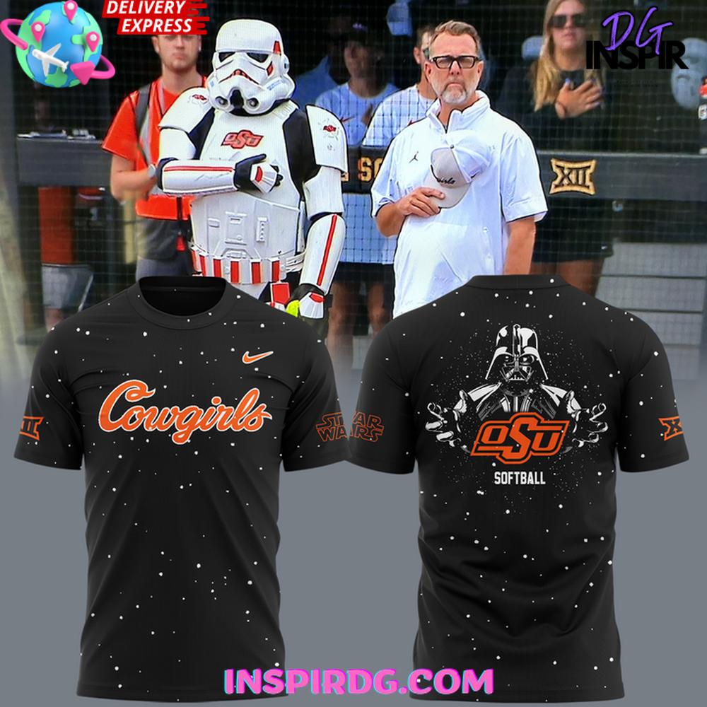 Osu Cowgirl Softball X Star Wars 2025 T-Shirt