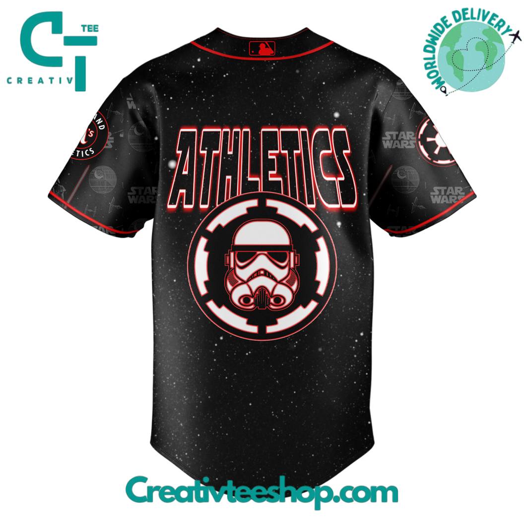 Oakland Athletics Mlb X Star Wars Night 2025 Special Edition Baseball Jersey - Image 3