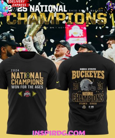 Ohio State Buckeyes 2024 National Champions Won For The Ages T-Shirt