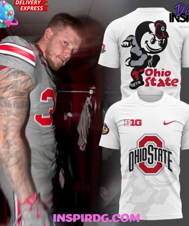 Ohio State Buckeyes Big 10 Game 2024 White T-Shirt