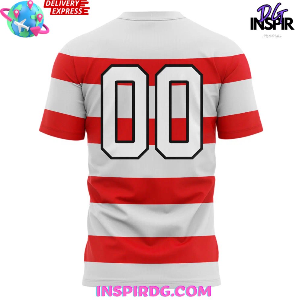 Ohio State Football Brutus Striped T-Shirt - Image 3