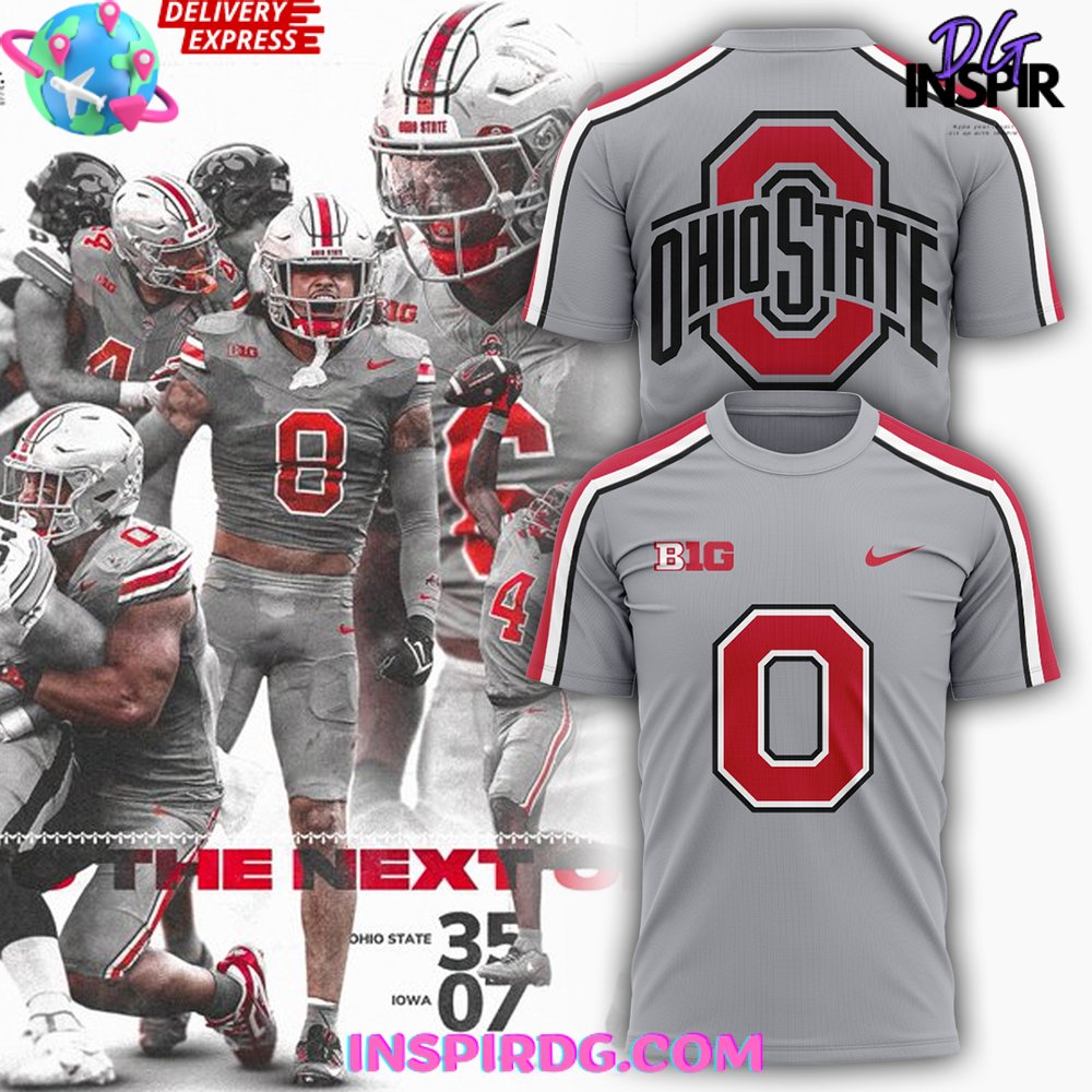 Ohio State Football The Next Game 2024 Gray T-Shirt