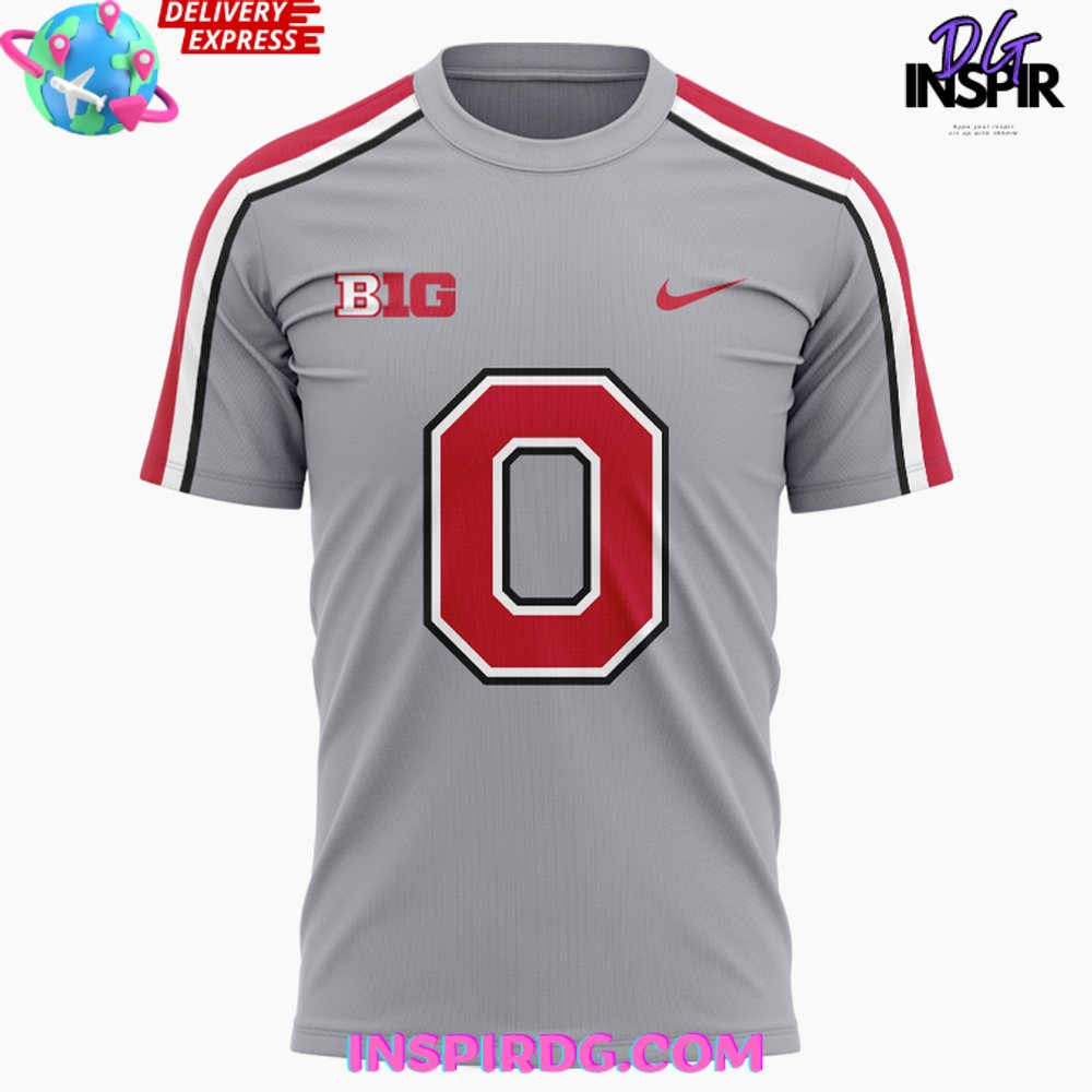Ohio State Football The Next Game 2024 Gray T-Shirt - Image 2