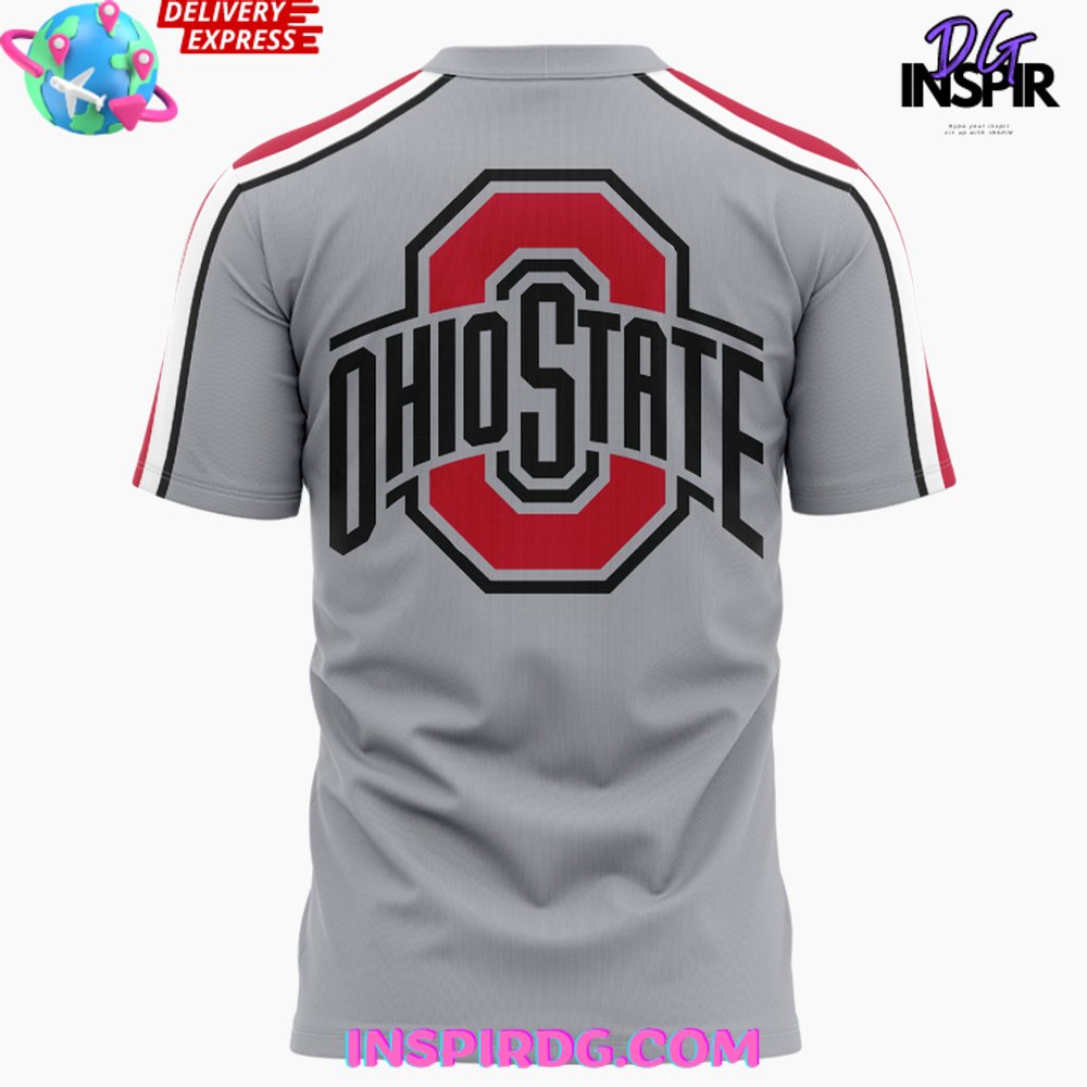 Ohio State Football The Next Game 2024 Gray T-Shirt - Image 3