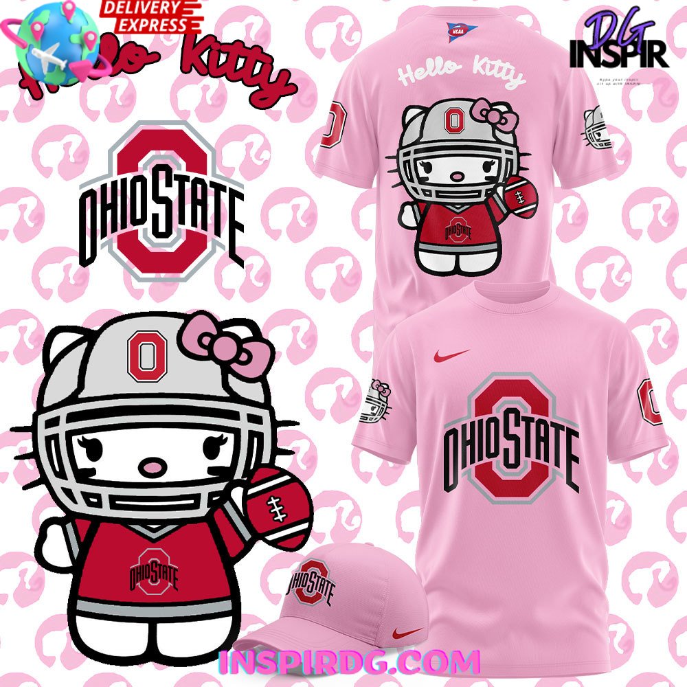 Ohio State Football X Hello Kitty T-Shirt