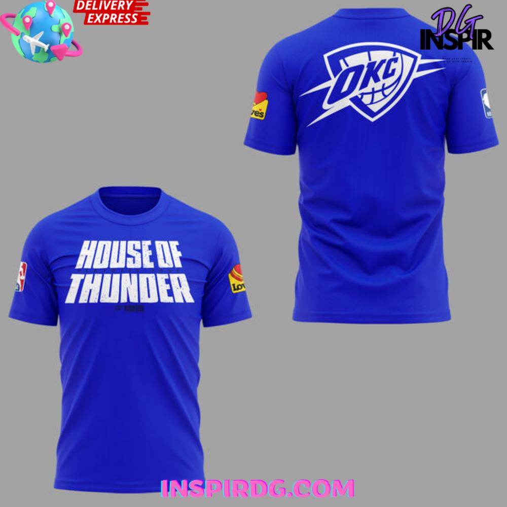 Oklahoma City Thunder House Of Thunder 2025 Shirt Collection - Image 2