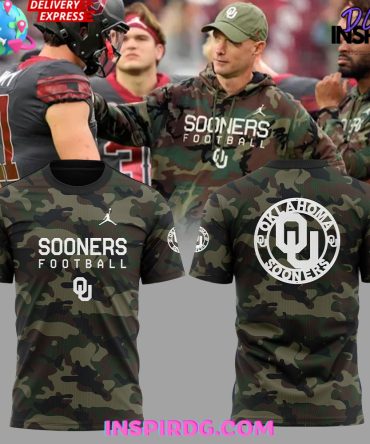 Oklahoma Sooners Military 2024 Camo T-Shirt
