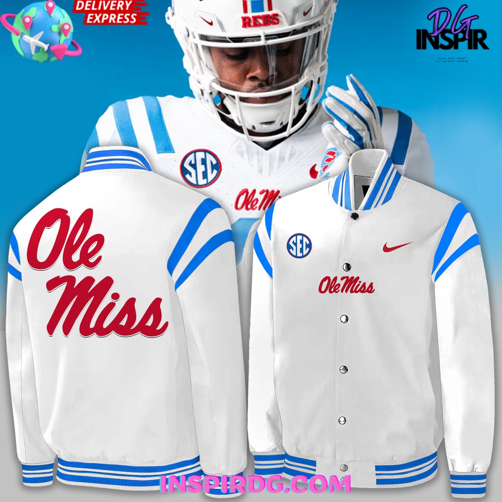 Ole Miss Rebels Football 2024 Baseball Jacket