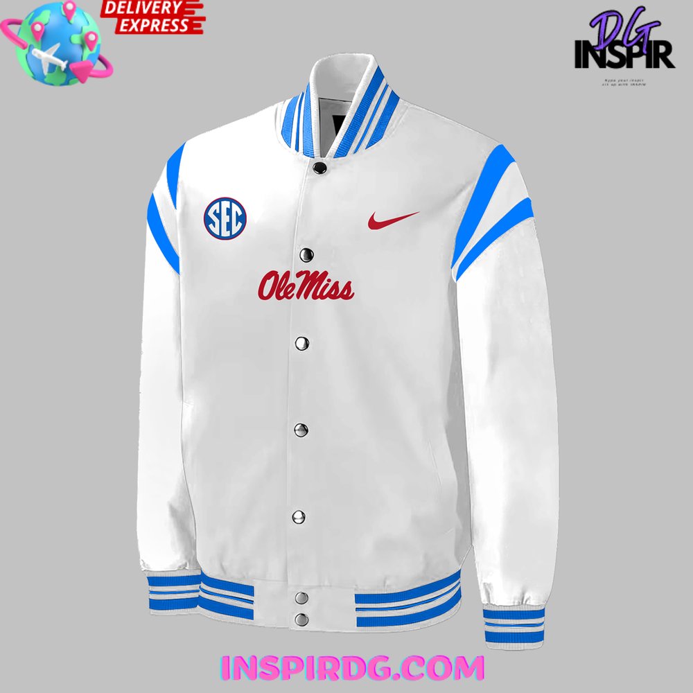 Ole Miss Rebels Football 2024 Baseball Jacket - Image 2