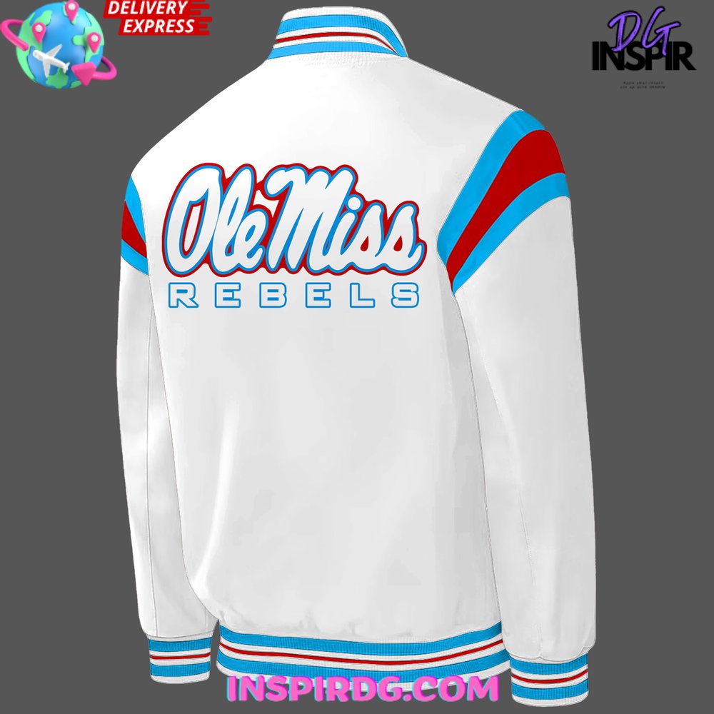 Ole Miss Rebels Football 2024 Baseball Jacket - Image 3