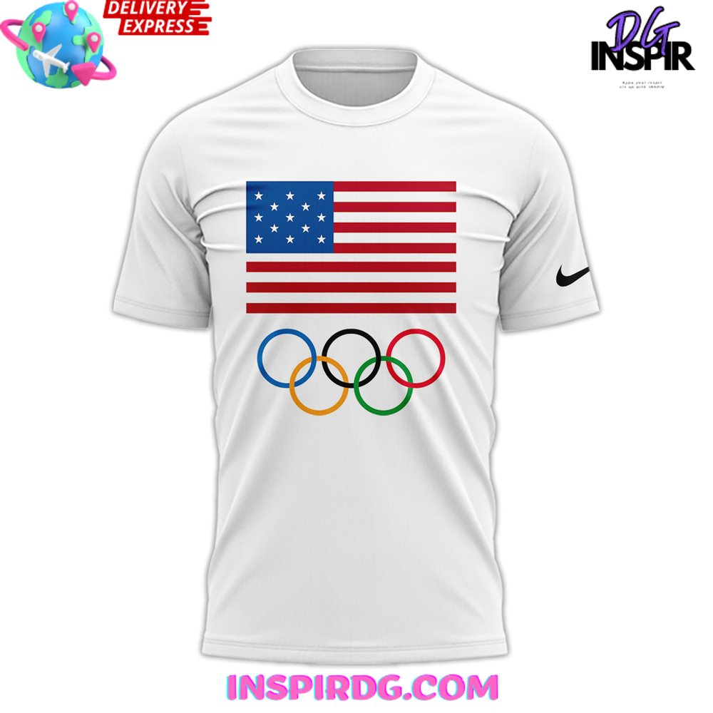Olympic Paris 2024 Usa Fanswear T-Shirt - Image 2