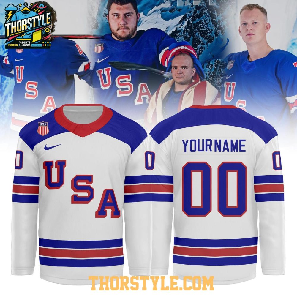 Usa National Team 2026 Olympic Winter Personalized Hockey Jersey