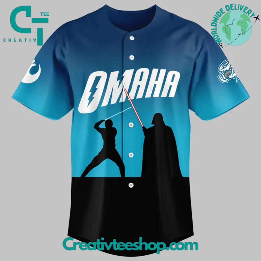Omaha Storm Chaser X 2025 Star Wars Night Special Baseball Jersey - Image 2