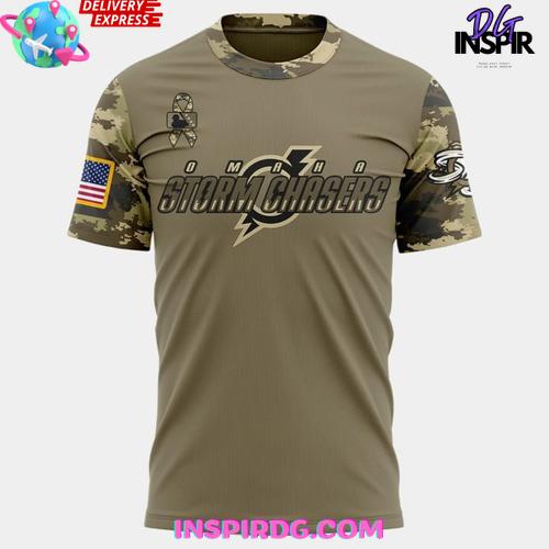 Omaha Storm Chasers Military Appreciation Night 2025 Shirt Collection - Image 5