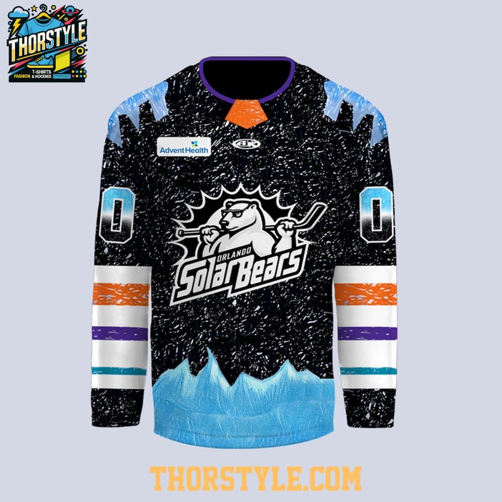 Orlando Solar Bears Art From The Heart Night 2025 Personalized Hockey Jersey - Image 2