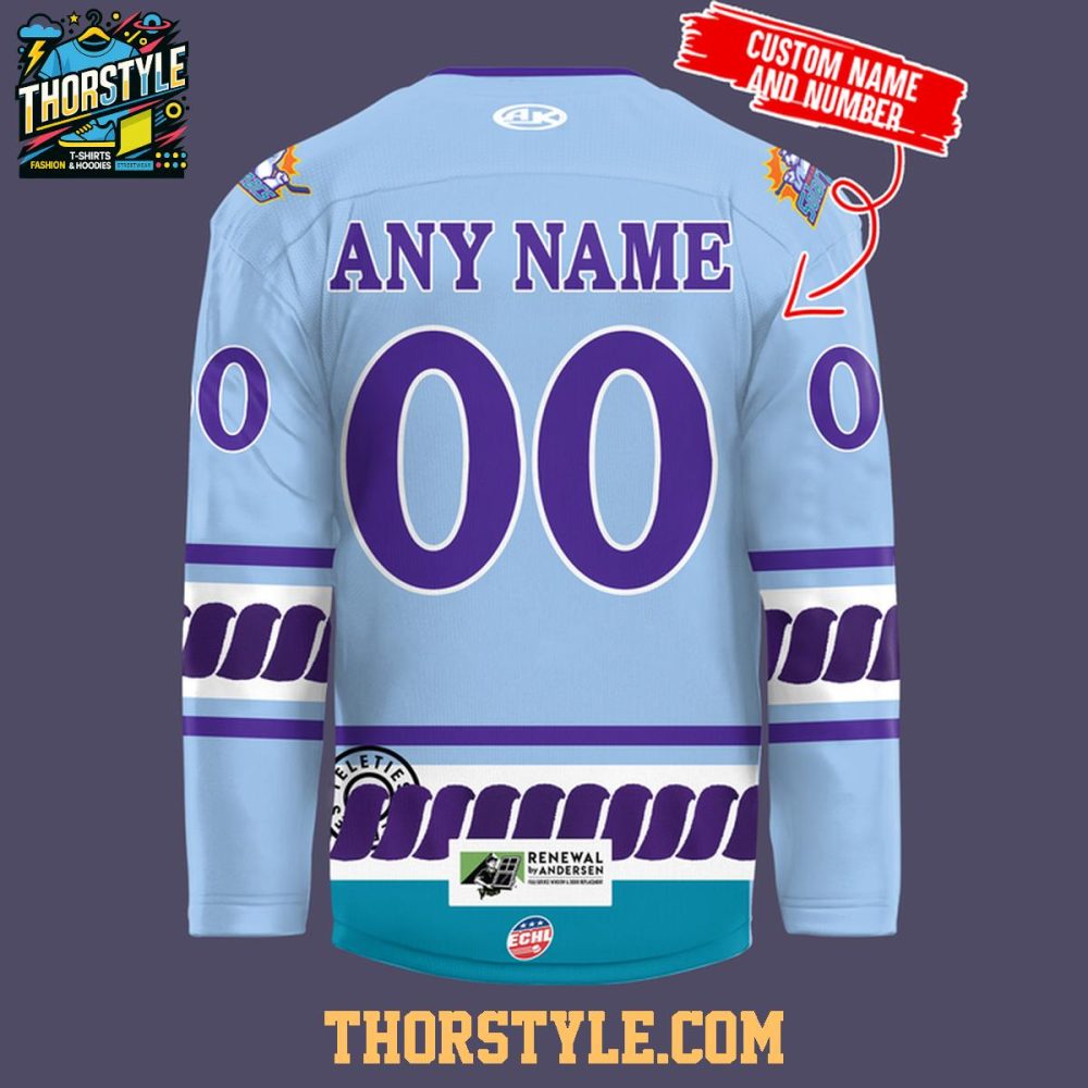 Orlando Solar Bears Game Night 2025-2026 Personalized Hockey Jersey - Image 3