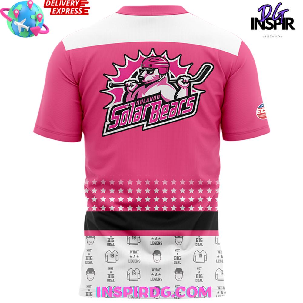 Orlando Solar Bears Pink Whitney 2025 Shirt Collection - Image 3
