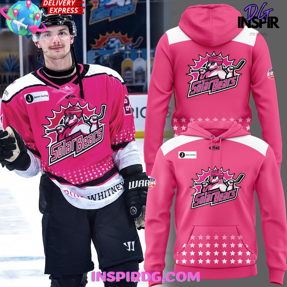 Orlando Solar Bears Pink Whitney 2025 Shirt Collection - Image 4