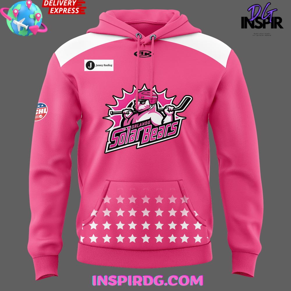 Orlando Solar Bears Pink Whitney 2025 Shirt Collection - Image 5