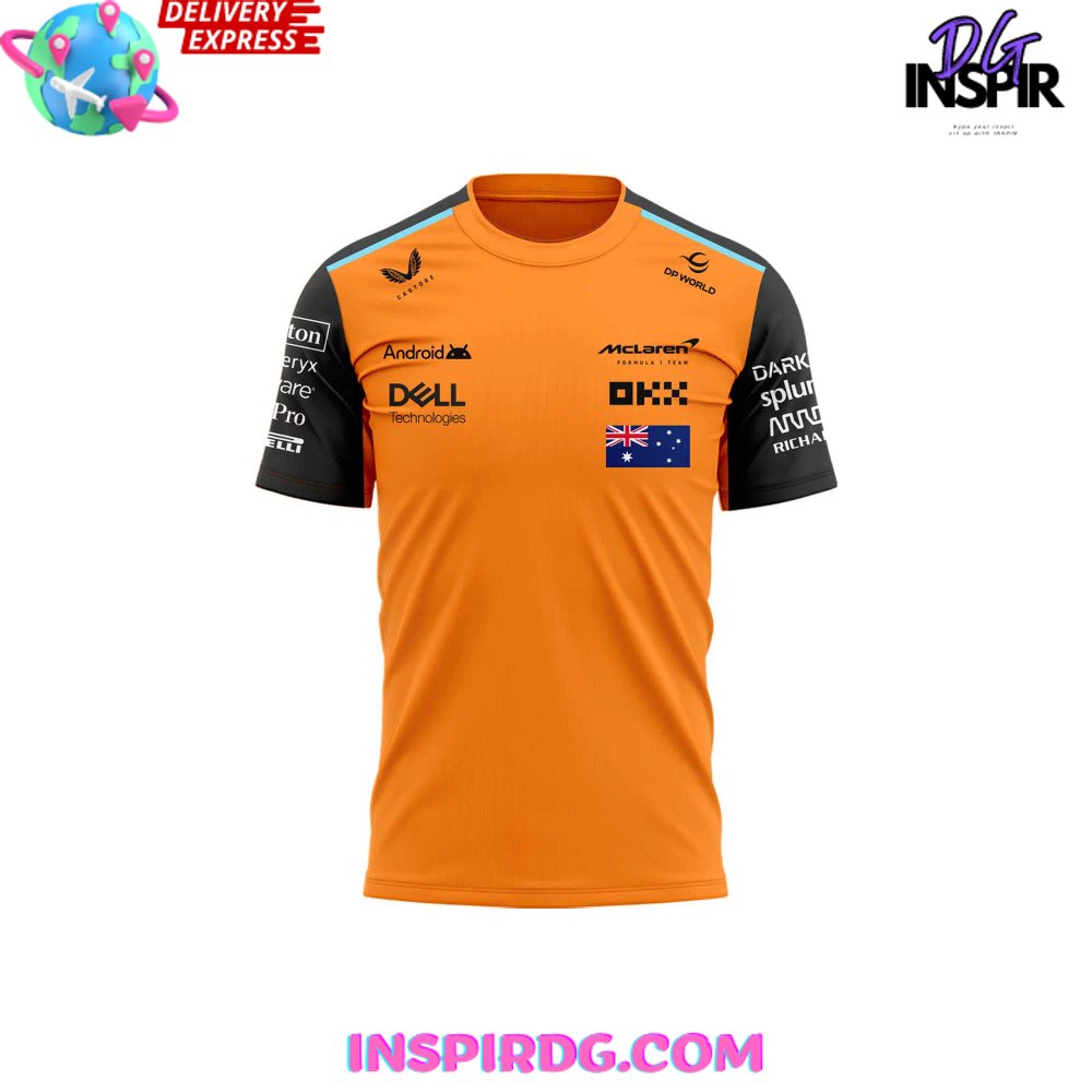 Oscar Piastri Mclaren F1 Team Merchandise Set Tshirt - Image 2