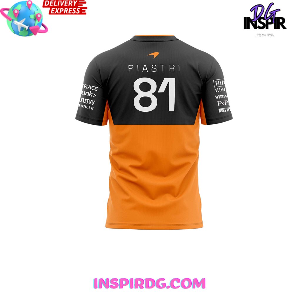Oscar Piastri Mclaren F1 Team Merchandise Set Tshirt - Image 6