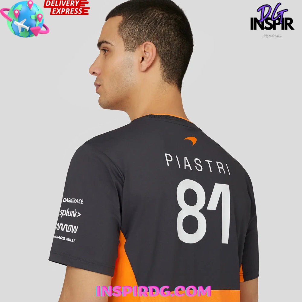 Oscar Piastri Mclaren F1 Team Merchandise Set Tshirt - Image 3