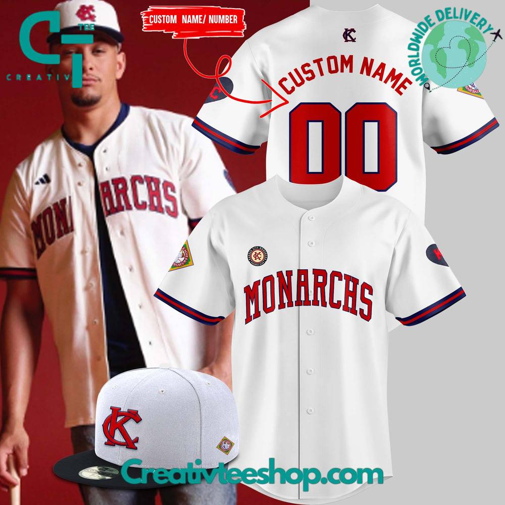 Patrick Mahomes X Kansas City Monarchs 100Th Anniversary Negro Leagues World Series Honoring Custom Jersey