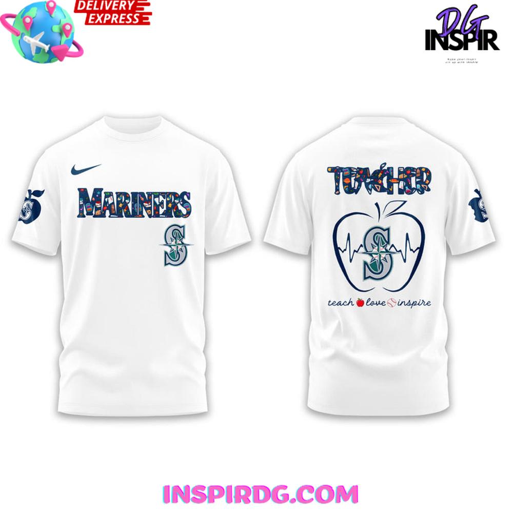 Seattle Mariners Teacher Night 2025 Collection Shirt - Image 2