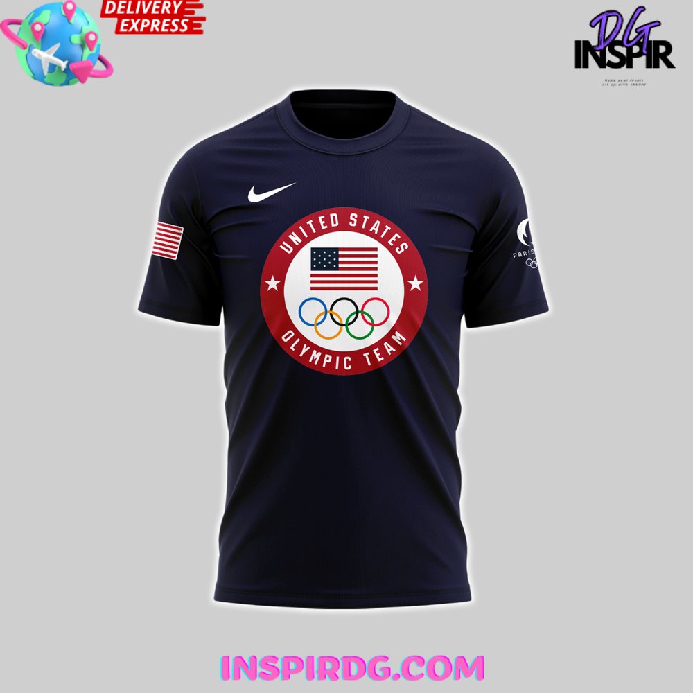 Olympic Paris 2024 Usa Team T-Shirt - Image 2