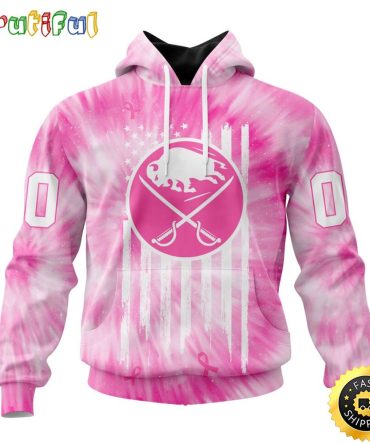 Personalized Nhl Buffalo Sabres Special Pink Tie-Dye All Over Print 3D Hoodie Unisex Hoodie Tshirt Sweatshirt