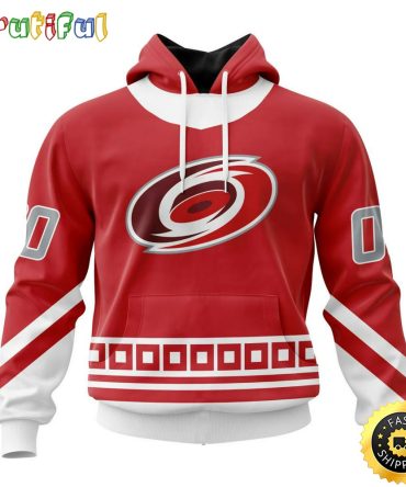 Personalized Nhl Carolina Hurricanes Hoodie Specialized Unisex Kits With Retro Concepts All Over Print Hoodie