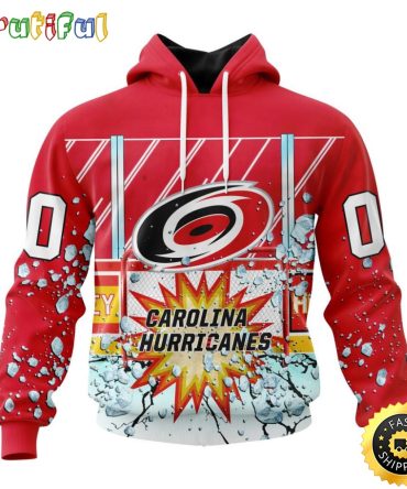 Personalized Nhl Carolina Hurricanes Hoodie With Ice Hockey Arena 3D Hoodie Unisex Tshirt Hoodie