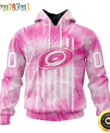 Personalized Nhl Carolina Hurricanes Special Pink Tie-Dye All Over Print 3D Hoodie Unisex Hoodie Tshirt Sweatshirt