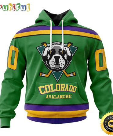 Personalized Nhl Colorado Avalanche Hoodie Specialized Design X The Mighty Ducks All Over Print 3D Hoodie Unisex Hoodie Tshirt