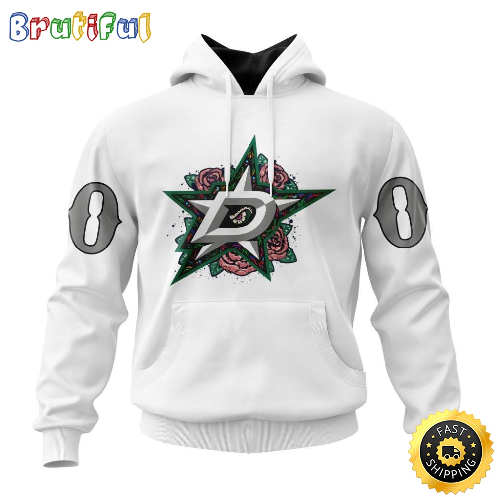 Personalized Nhl Dallas Stars Hoodie Specialized Dia De Muertos 3D Hoodie Unisex Tshirt Hoodie