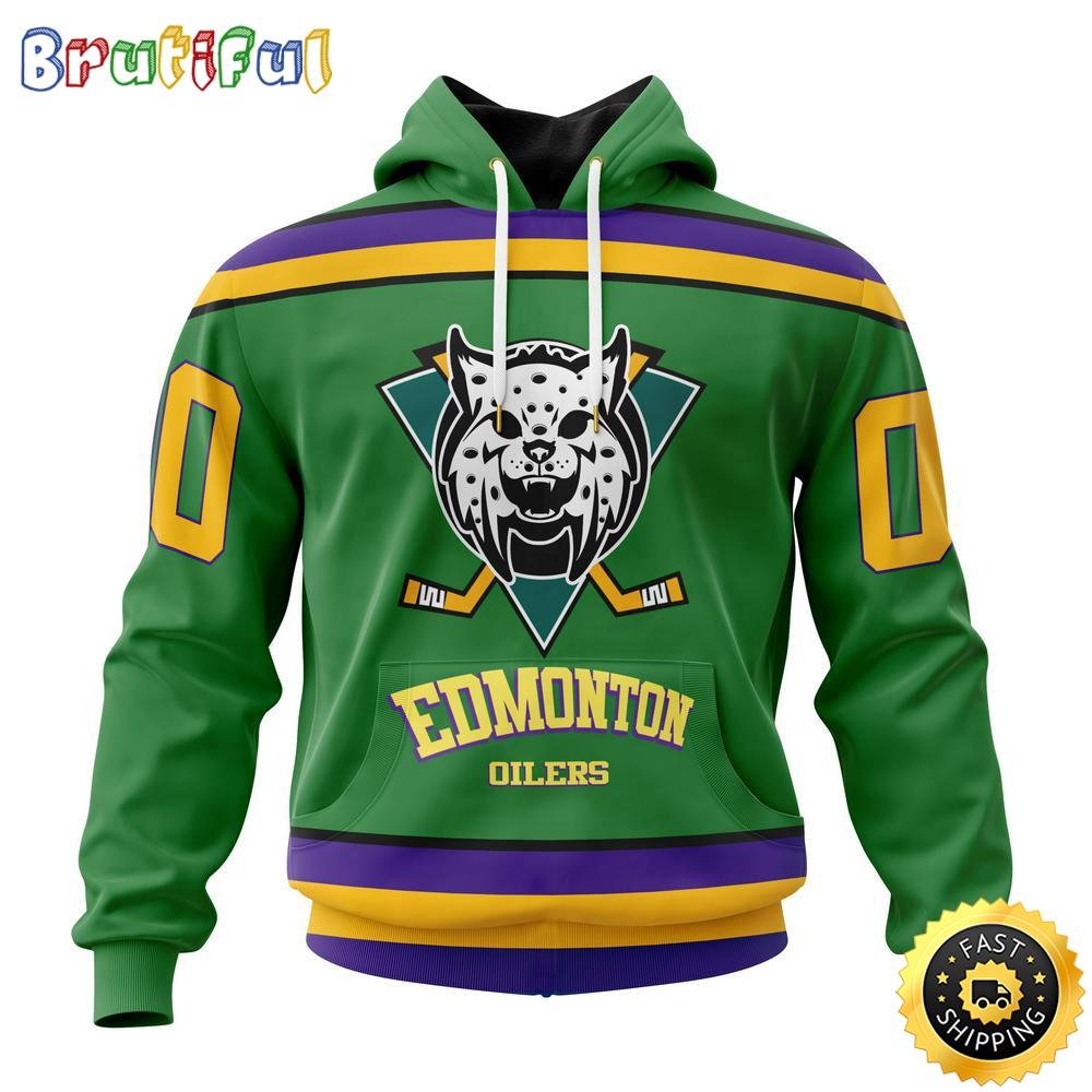 Personalized Nhl Edmonton Oilers Hoodie Specialized Design X The Mighty Ducks All Over Print 3D Hoodie Unisex Hoodie Tshirt