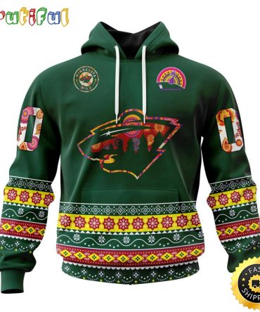 Personalized Nhl Minnesota Wild Hoodie Jersey Hockey For All Diwali Festival All Over Print 3D Hoodie Unisex Hoodie Tshirt