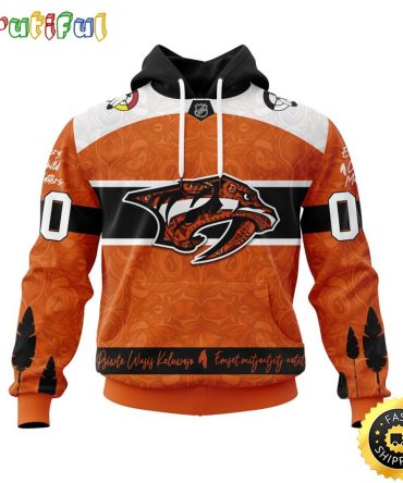 Personalized Nhl Nashville Predators Hoodie Specialized Design Support Child Lives Matter All Over Print 3D Hoodie Unisex