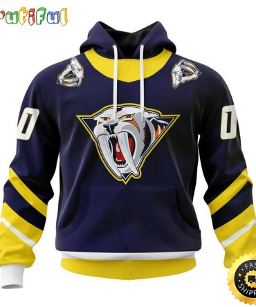 Personalized Nhl Nashville Predators Hoodie Specialized Unisex Kits With Retro Concepts All Over Print Hoodie