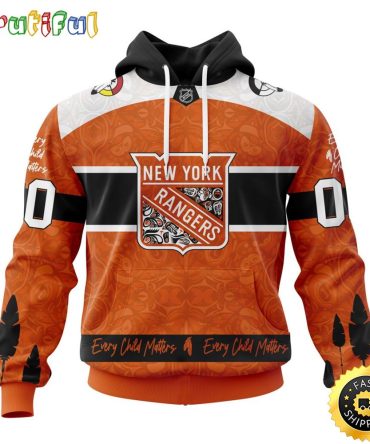 Personalized Nhl New York Rangers Hoodie Specialized Design Support Child Lives Matter All Over Print 3D Hoodie Unisex