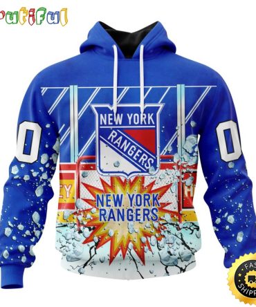 Personalized Nhl New York Rangers Hoodie With Ice Hockey Arena 3D Hoodie Unisex Tshirt Hoodie
