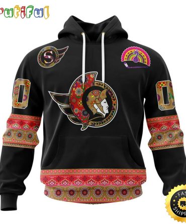 Personalized Nhl Ottawa Senators Hoodie Jersey Hockey For All Diwali Festival All Over Print 3D Hoodie Unisex Hoodie Tshirt