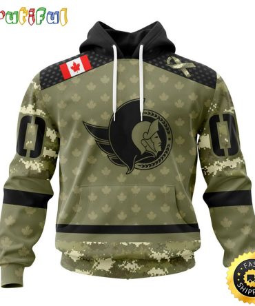 Personalized Nhl Ottawa Senators Hoodie Special Camo Military Appreciation All Over Print 3D Hoodie Unisex Hoodie