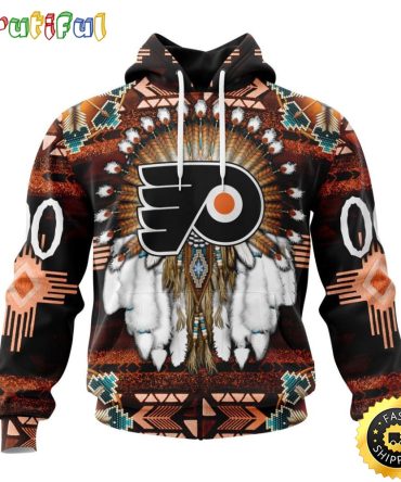Personalized Nhl Philadelphia Flyers Hoodie Special Native Costume Design 3D Hoodie Unisex Tshirt Hoodie