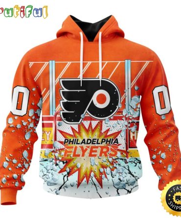 Personalized Nhl Philadelphia Flyers Hoodie With Ice Hockey Arena 3D Hoodie Unisex Tshirt Hoodie