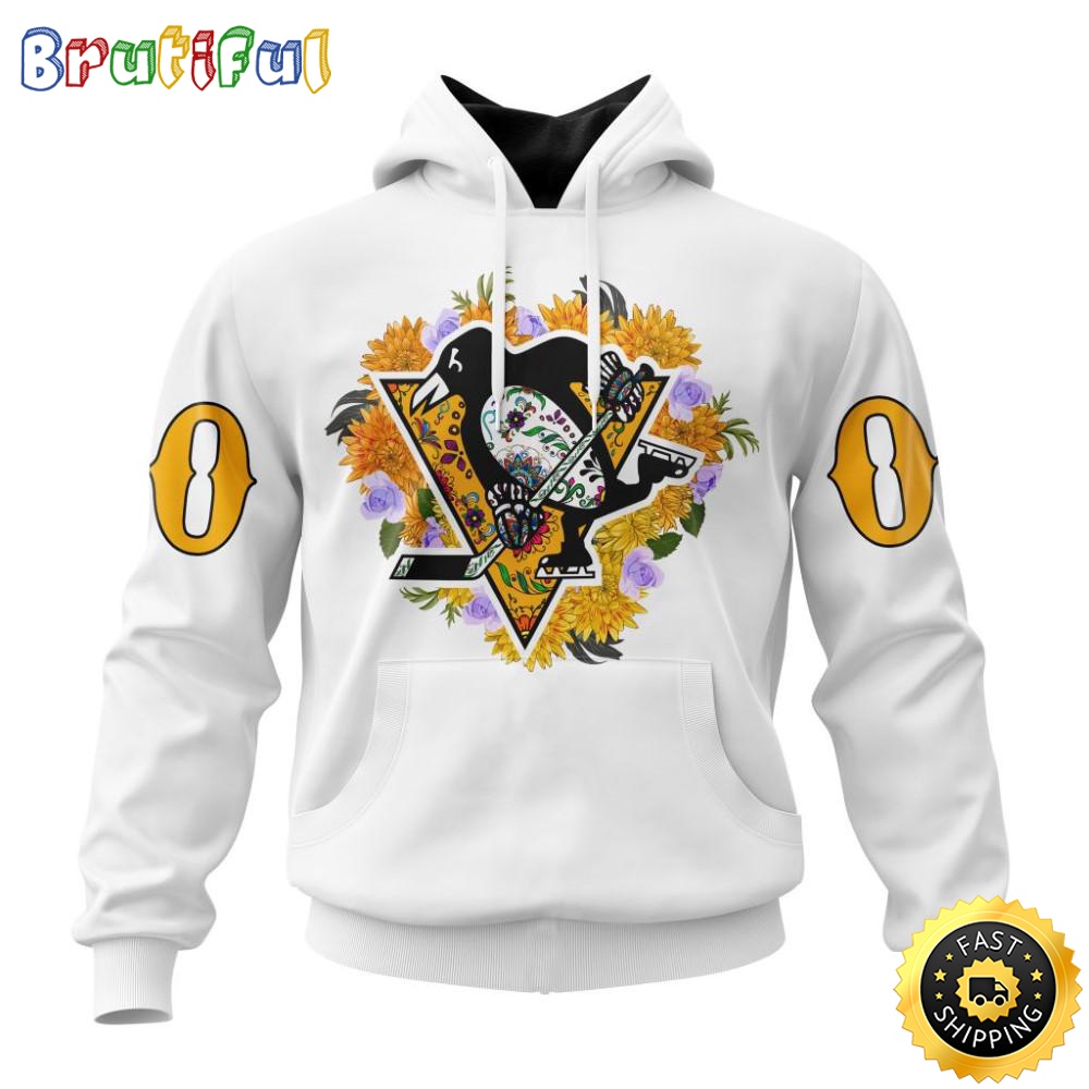 Personalized Nhl Pittsburgh Penguins Hoodie Specialized Dia De Muertos 3D Hoodie Unisex Tshirt Hoodie
