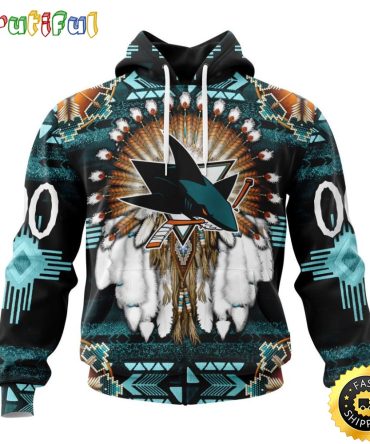 Personalized Nhl San Jose Sharks Hoodie Special Native Costume Design 3D Hoodie Unisex Tshirt Hoodie