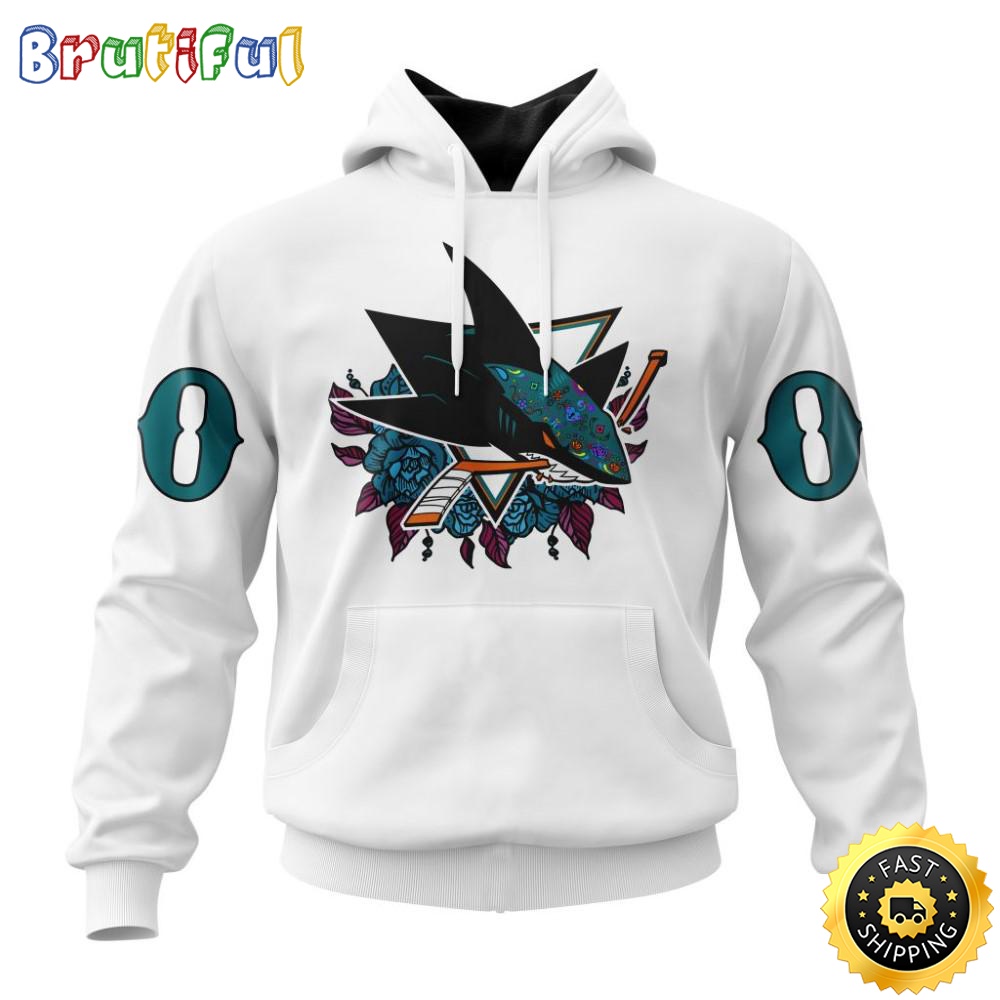 Personalized Nhl San Jose Sharks Hoodie Specialized Dia De Muertos 3D Hoodie Unisex Tshirt Hoodie