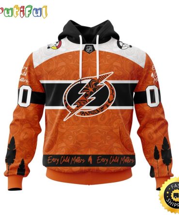 Personalized Nhl Tampa Bay Lightning Hoodie Specialized Design Support Child Lives Matter All Over Print 3D Hoodie Unisex